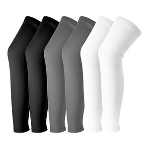 Manchons de compression pour les jambes avec protection UV, manchons de sport longs pour le cyclisme, la course à pied, le basketball, le football, la remise en forme et la sécurité - Product Image 1