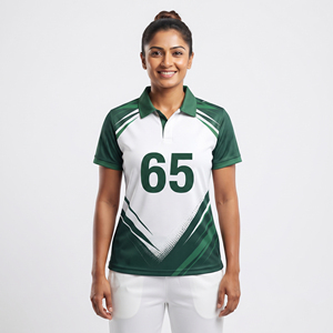 Maillots de cricket personnalisés pour femmes, légers, pour l'entraînement, maillot d'équipe de cricket pour femmes, polyester, sport - Product Image 6