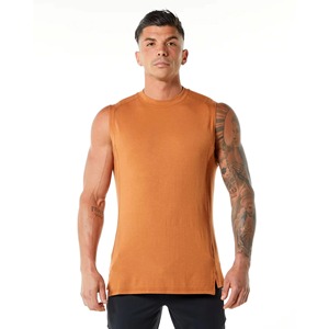 Débardeurs de sport personnalisés en coton 100% pour la musculation et le fitness, sublimation, vêtements pour hommes, débardeur respirant - Product Image 1