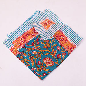 Accessoires pour adultes, bandana en coton fait main, imprimé multicolore, style luxueux, bohème, confortable, pour le cou et les mains, idéal pour offrir en cadeau aux femmes - Product Image 2