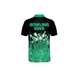 เสื้อโบว์ลิ่งผ้าแคนวาสโพลีเอสเตอร์ 100% สั่งทำได้ พิมพ์ลายดิจิตอลแบบระเหิดสี ระบายอากาศได้ดี แขนสั้น สำหรับผู้ชายและผู้หญิง ขายส่ง - Product Image 3