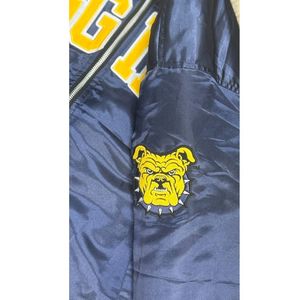 Veste satinée réversible North Carolina A&T, multicolores, style varsity bomber, légère, vêtements d'équipe universitaires, broderie personnalisée - Product Image 4