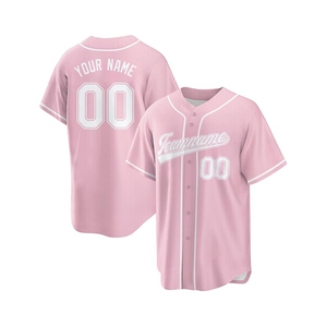 Camisetas de Béisbol Personalizadas al por Mayor, Sublimación OEM, Bordado 3D, Transpirables, de Seda/Algodón, Manga Corta, Nombre y Número del Jugador, Secado Rápido - Product Image 3