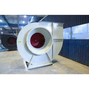 Ventilateur centrifuge à montage sur conduit 4P/6P électrique avec cordon CEP-3.1-900D pour extraction de fumée de couloir, en acier blanc, à entraînement direct - Product Image 1