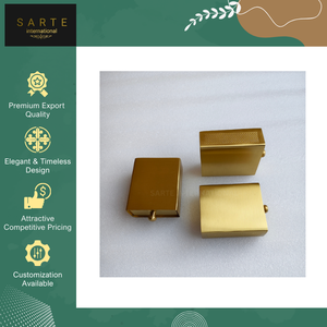 Indian Supplier Selling Handmade Modern Design Eco-Friendly Water Resistant Gold Finish Brass Safety <b>Matchbox</b> Cover for Sale - Product Image 5