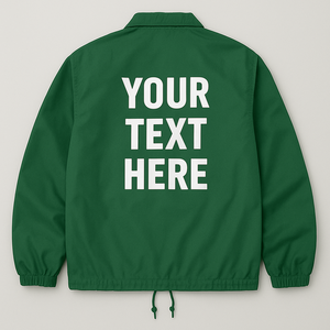 เสื้อโค้ชฤดูหนาวปี 2026 แบบมีโลโก้สั่งทำพิเศษสำหรับผู้ชาย ผ้าถักระบายอากาศด้านหน้า ผลิตในปากีสถาน เสื้อโค้ชระดับมืออาชีพ - Product Image 2