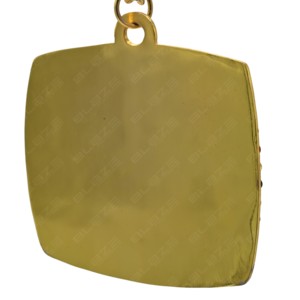 Medallas Personalizadas de Aleación de Zinc en Oro y Plata con Cinta, Diseño de Pirámide Floral Grabado con Láser para Boxeo, Carrera y Natación - Hecho en Pakistán - Product Image 6