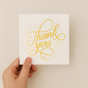 Cartes de remerciement personnalisées de luxe en papier, imprimées en couleur, cartes d'emballage professionnelles avec design personnalisé - Product Image 3