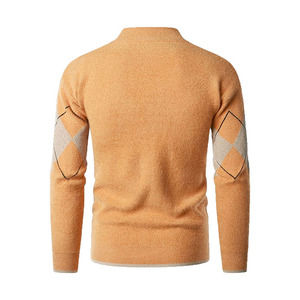 Pulls en tricot pour hommes en tissu polaire épais, vêtements d'hiver chauds, produit fiable, pull à manches longues - Product Image 2