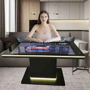 Mesa Táctil LCD Inteligente de 43 Pulgadas con Carga Inalámbrica, Mesa de Juego para Casino con Reconocimiento de Monedas y Billetes para Comercio Minorista y Entretenimiento - Product Image 2