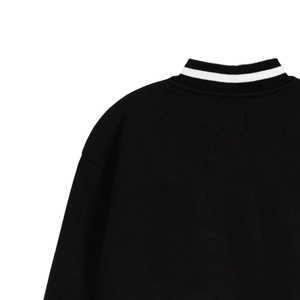 Sweat-shirt à capuche d'hiver décontracté pour hommes avec logo personnalisé en gros Col rugby sérigraphié Motif solide brodé Coupe surdimensionnée - Product Image 4