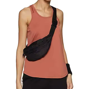 Débardeur de sport sans manches pour femme à prix abordable, personnalisable sur le devant, de haute qualité, respirant, 100 % coton, séchage rapide, pour la gym - Product Image 4