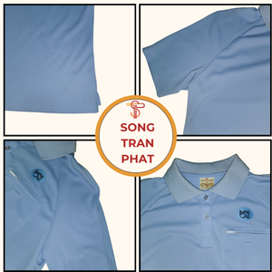 เสื้อโปโลโอเวอร์ไซส์แบบยูนิเซ็กซ์ – สไตล์สตรีทแวร์ ผ้าคอตตอนหนา ออกแบบตามสั่ง ผลิตแบบ OEM จากโรงงานในเวียดนาม - Product Image 3