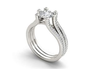 Anillo Solitario de Diamante Natural de 0.70 Quilates con Claridad VS y SI, Color H, Certificado IGI, para Compromiso y Matrimonio - Product Image 3