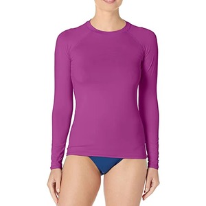 4-Way Stretch Women <b>Long</b> <b>Sleeve</b> <b>Base</b> <b>Layer</b> Moisture Wicking Gym Compression Shirt Custom Label Rash Guard - Product Image 5
