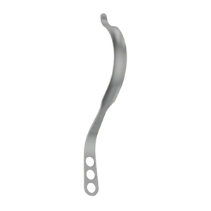 Elevador de codo femoral curvo con punta roma de 12.12 mm, instrumento quirúrgico óseo, herramienta ortopédica con mandíbula de 10 mm de ancho y 26 mm de longitud. - Product Image 6