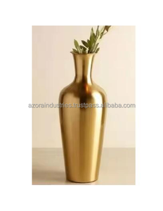 Azora Industries Vase à fleurs durable pour l'intérieur et l'extérieur Vases en métal inoxydable au design personnalisé pour mariages et événements - Product Image 1