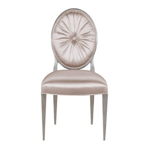 Silla de Comedor de Diseño Francés de Lujo con Marco de Madera de Caoba, Tapicería de Terciopelo, Duradera, Ergonómica, Estilo Antiguo para el Hogar, Hotel, Interior - Product Image 2