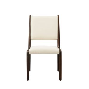เก้าอี้ทานอาหารแบบมีพนักแขนหุ้มเบาะไม้สักเกรดเชิงพาณิชย์ ดีไซน์ทันสมัยสวยงาม เหมาะสำหรับโครงการเฟอร์นิเจอร์ร้านอาหาร โรงแรม และคาเฟ่ - Product Image 2