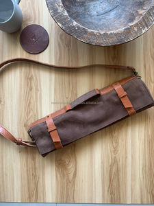 Étui de Voyage de Luxe en Cuir de Qualité Supérieure pour Couteaux de Chef – Protection Anti-Odeur et Conception Durable – Rangement Culinaire - Product Image 2