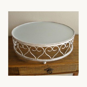 Customized Metal <b>White</b> <b>Cake</b> Server Stylish New Design Dessert Pastry Serving <b>Stand</b> New Arrival Wedding Birthday Party Use - Product Image 1