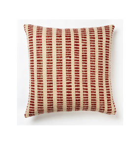 Elegante Funda de Cojín Decorativa de Lana 100% con Rayas, Lujosa Funda de Almohada Kilim Personalizada con Diseño Batik para Decoración del Hogar - Product Image 3