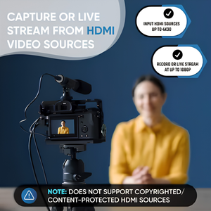 Carte de capture vidéo HDMI 4K avec streaming audio-vidéo 1080P, prise en charge RCA AV S-Video pour VHS, magnétoscope, caméscope et jeux - Product Image 6