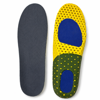 Semelles intérieures sport en gel EVA avec soutien de la voûte plantaire, absorption des chocs du talon, design respirant pour un confort optimal dans les chaussures de course