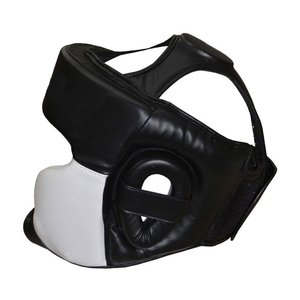 Protector de Cabeza de Boxeo Ajustable de PU Verde con Detalles Dorados, con Cierre de Gancho y Bucle para Adultos, Unisex, Diseño Transpirable - Product Image 4