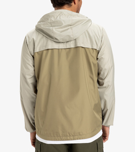 Veste coupe-vent décontractée pour homme, grande taille, personnalisée, en polyester noir, avec col montant et fermeture éclair, imperméable pour l'été - Product Image 4