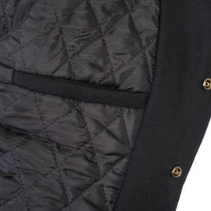 Veste universitaire en laine sur mesure OEM 2025 pour hommes, broderie rose, haute qualité, 100% laine, style vintage, col à capuche, taille XL, hiver - Product Image 4