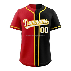 Maillot de baseball personnalisé avec impression par sublimation pour hommes veste de t-shirt à rayures violettes vêtements de sport imprimés - Product Image 1
