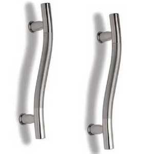 Steel Oval Modern Antirust Durable Heavy Duty Commercial <b>Door</b> <b>Pull</b> <b>Handles</b> Pair Entry Glass Wooden <b>Door</b> Standoff Grab Bar - Product Image 5