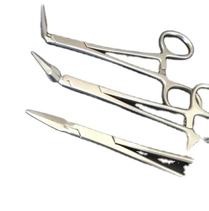 คีมทันตกรรมผ่าตัดเลือดหยุดคีมหลอดเลือดดําทางการแพทย์คีมคริล 6" สแตนเลสสตีลโค้งตรง CE ISO - Product Image 5