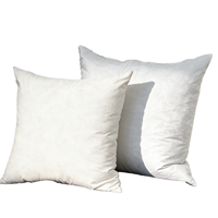 Ensemble de coussins de lit d'hôtel de luxe carrés tissés avec taie d'oreiller, couleurs et logo personnalisés, literie écologique pour la maison, service OEM