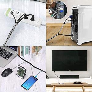 Fundas de Cable de PE de 4 mm, 6 mm, 8 mm, 10 mm, 12 mm, 15 mm, 19 mm, 25 mm, 32 mm, Herramienta de Protección de Cables y Alambres, Bandas Espirales Protectoras de Cables - Product Image 4
