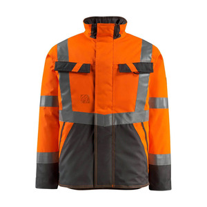Chaqueta de Seguridad de Alta Visibilidad, Impermeable, de Softshell, Poliéster, Ropa de Trabajo para Obras de Construcción, Logotipo Personalizado, Resistente al Viento, Transpirable, CE - Product Image 1