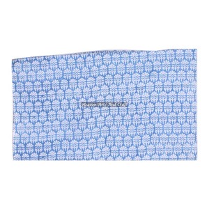 Tela de algodón con estampado de bloques Sanganeri de diseño personalizado para vestido de mujer material indio hecho a mano para manualidades al por mayor - Product Image 1