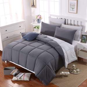 Couette d'hiver matelassée en polyester blanc hypoallergénique, respirante, lavable en machine 75D/36F - Product Image 2