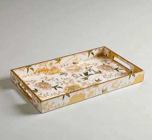 Plateaux de service en bois MDF faits à la main sur mesure, avec revêtement émaillé et résine décorative, pour cuisine et salle à manger (vente en gros) - Product Image 2