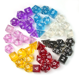 Custom Cubic <b>Dice</b> Set Board Game Colorful Acrylic <b>Dice</b> Resin Game <b>Dice</b> Set - Product Image 4