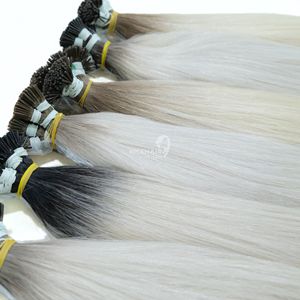 EU Human <b>Hair</b> Extension I Tip Keratin Super A with Blonde <b>Color</b> Premium Quality No Synthetic and Smooth Raw Vietnamese <b>Hair</b> 2025 - Product Image 2