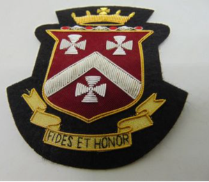 Parche Bordado Personalizado de Lujo en 3D, de Fieltro No Tejido con Hilo Metálico, para Blazer, con Bordado del Escudo Oficial - Product Image 4