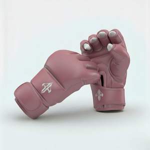 Gants de boxe pour hommes en cuir PU de qualité 2026, légers, à doigts entiers, avec fermeture lacée, personnalisables RIVIAN - Product Image 1