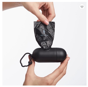 Özel renk biyobozunur köpek kaka poşetleri bahçe kamp yürüyüş için Compostable köpek atık Poo Poo çanta ev kullanımı için - Product Image 4