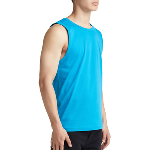 Camiseta Deportiva de Secado Rápido para Hombre, Chaleco Deportivo de Fitness, Poliéster/Algodón, Cuello Redondo, 180g - Product Image 2