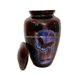 Vente en gros d'urnes de crémation en laiton pour adultes pour cendres humaines et d'animaux domestiques Urnes de crémation en métal personnalisées pour cendres et souvenirs masculins et féminins - Product Image 6