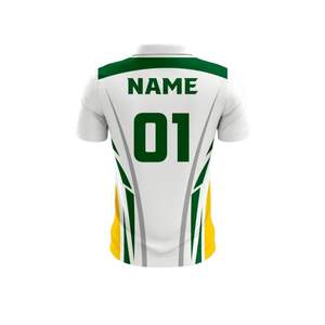 Camiseta de críquet blanca de secado rápido para pruebas de sublimación - Product Image 2