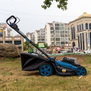 Tondeuses à gazon électriques sans fil industrielles les plus vendues, largeur de coupe 43 cm, 8 hauteurs réglables, portables, garantie 3 ans - Product Image 1