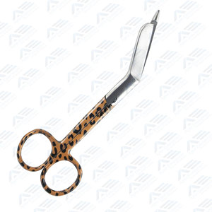 Ciseaux à pansements, pinces à artères et ciseaux infirmiers – Ensemble d'instruments chirurgicaux à motif léopard - Product Image 2